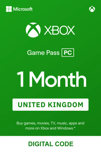 Xbox Game Pass for PC (United Kingdom) - 1 Month - Digital Key