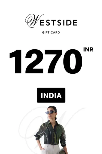 Westside 1270 INR Gift Card (India) - Digital Key