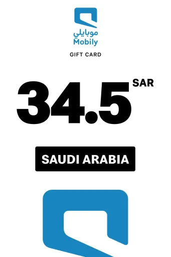 Mobily Card 34.50 SAR Gift Card (Saudi Arabia) - Digital Key