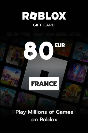 Roblox 80 EUR Gift Card (France) - Digital Key