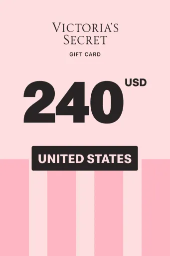 Product Image - Victoria's Secret Pink 240 USD Gift Card (United States) - Digital Key