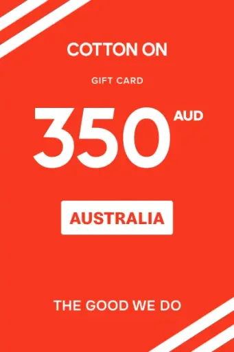 Cotton On Group 350 AUD Gift Card (Australia) - Digital Key