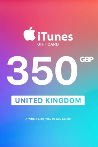 Product Image - Apple iTunes 350 GBP Gift Card (United Kingdom) - Digital Key