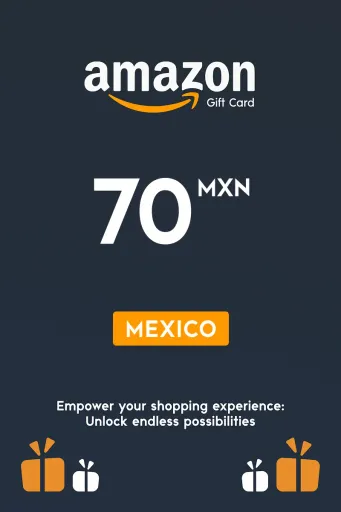Amazon 70 MXN Gift Card (Mexico) - Digital Key