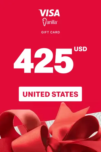 Vanilla Visa 425 USD Gift Card (United States) - Digital Key
