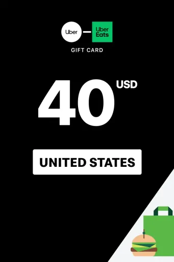 Product Image - Uber & Uber Eats 40 USD Gift Card (United States) - Digital Key