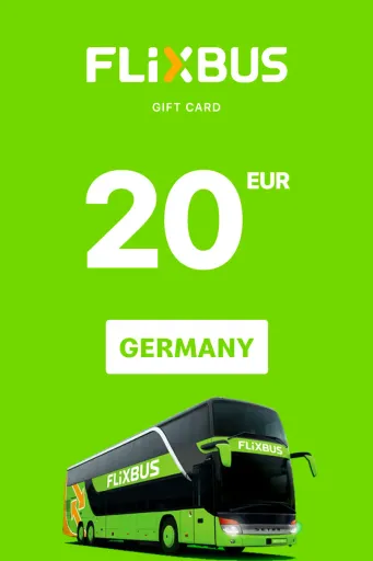 FlixBus 20 EUR Gift Card (Germany) - Digital Key