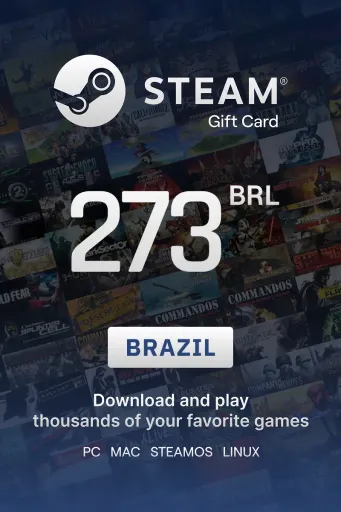 Steam Wallet 273 BRL Gift Card (Brazil) - Digital Key