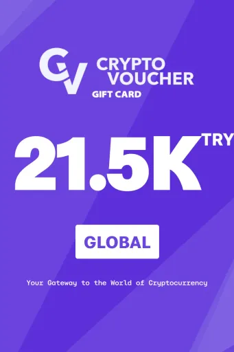 Crypto Voucher 21500 TRY Gift Card (Global) - Digital Key