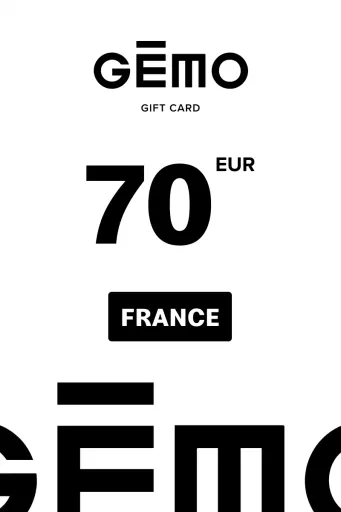 Gemo 70 EUR Gift Card (France) - Digital Key