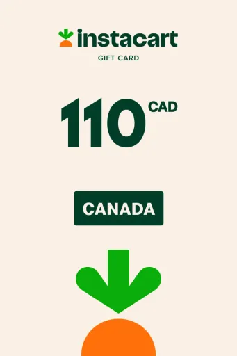 Instacart 110 CAD Gift Card (Canada) - Digital Key