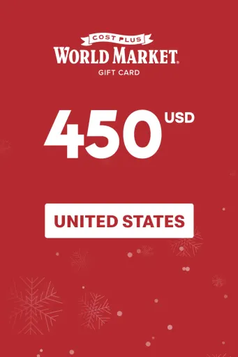 Cost Plus World Market 450 USD Gift Card (United States) - Digital Key