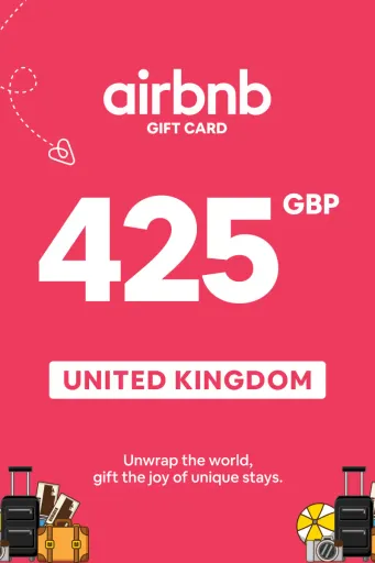 Product Image - Airbnb 425 GBP Gift Card (United Kingdom) - Digital Key