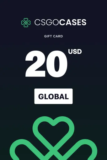 CsgoCases.com 20 USD Gift Card (Global) - Digital Key