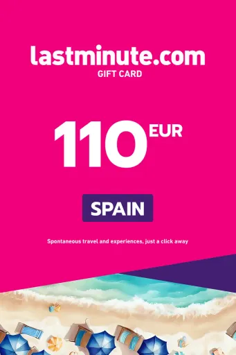 lastminute.com 110 EUR Gift Card (Spain) - Digital Key