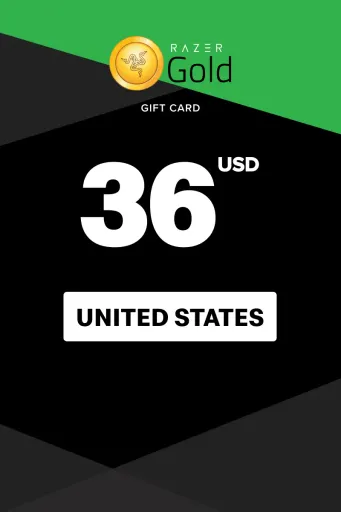Razer Gold 36 USD Gift Card (United States) - Digital Key