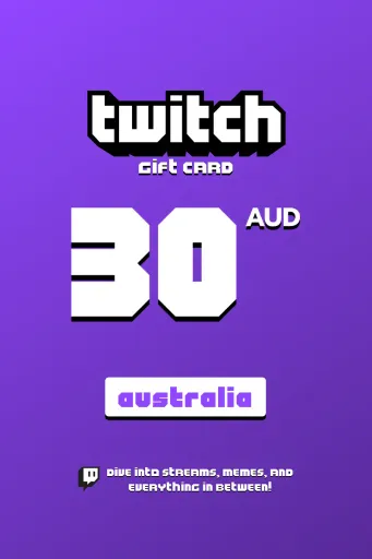 Product Image - Twitch 30 AUD Gift Card (Australia) - Digital Key