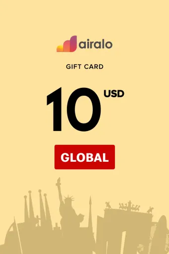 Airalo 10 USD Gift Card (Global) - Digital Key