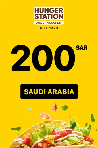 Hunger Station Drivers Voucher 200 SAR Gift Card (Saudi Arabia) - Digital Key