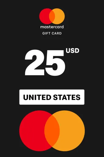 Prepaid Virtual Mastercard 25 USD Gift Card (United States) - Digital Key