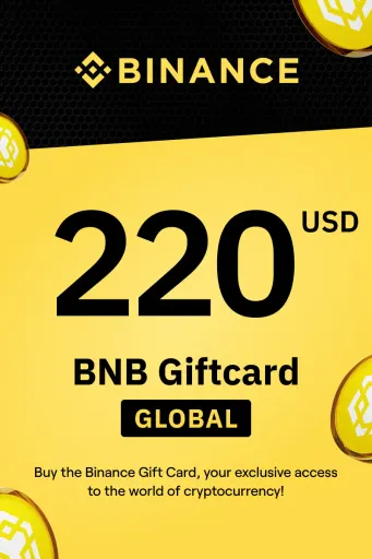 Binance (BNB) 220 USD Gift Card (Global) - Digital Key