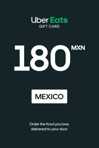 Uber Eats 180 MXN Gift Card (Mexico) - Digital Key