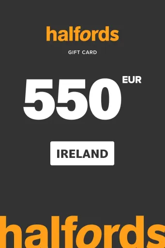Halfords 550 EUR Gift Card (Ireland) - Digital Key