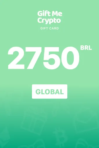 Gift Me Crypto 2750 BRL Gift Card (Global) - Digital Key