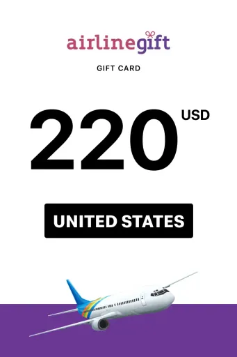Airline Gift 220 USD Gift Card (United States) - Digital Key
