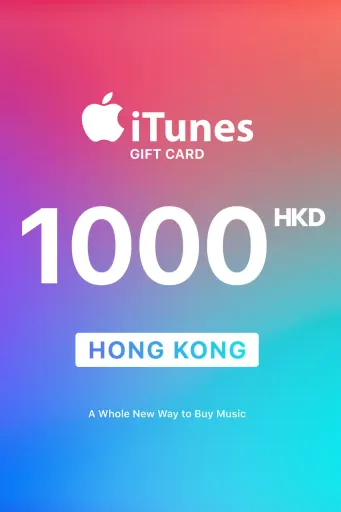 Apple iTunes 1000 HKD Gift Card (Hong Kong) - Digital Key