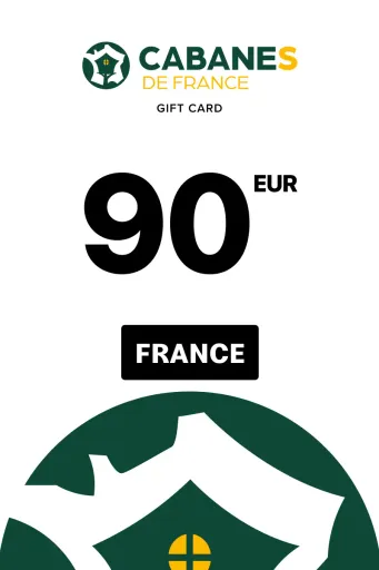 Cabanes de France 90 EUR Gift Card (France) - Digital Key