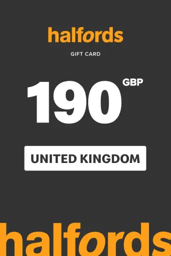 Halfords 190 GBP Gift Card (United Kingdom) - Digital Key