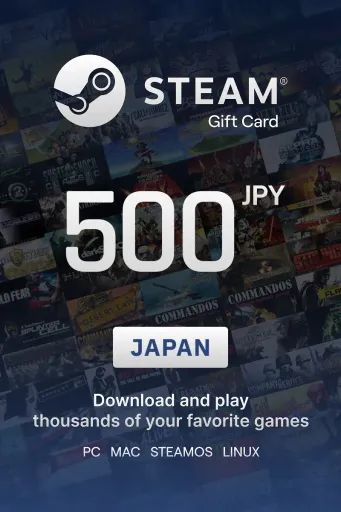 Steam Wallet 500 JPY Gift Card (Japan) - Digital Key