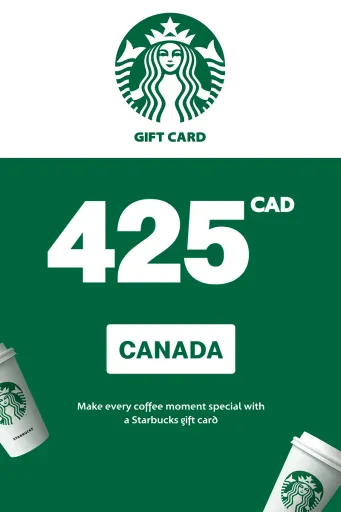 Starbucks 425 CAD Gift Card (Canada) - Digital Key