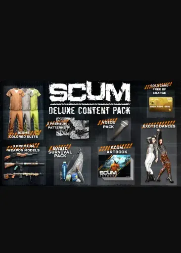 SCUM Deluxe Content Pack DLC (Global) (PC) - Steam Gift