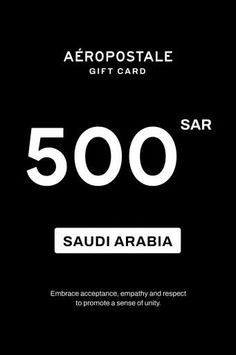Product Image - Aeropostale 500 SAR Gift Card (Saudi Arabia) - Digital Key