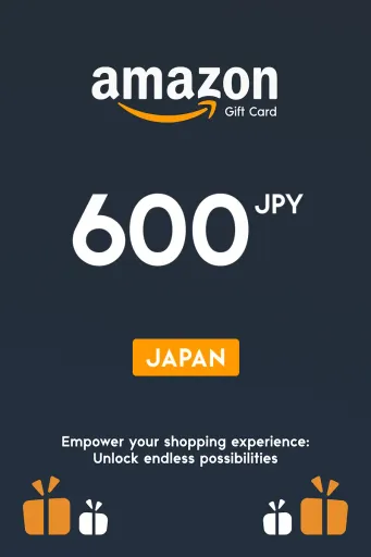 Amazon 600 JPY Gift Card (Japan) - Digital Key