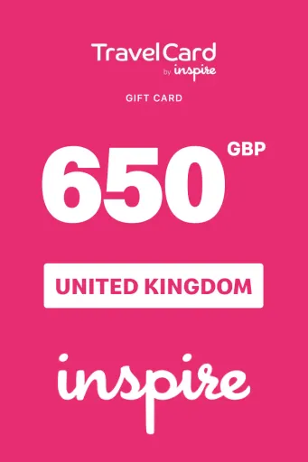 TravelCard by Inspire 650 GBP Gift Card (United Kingdom) - Digital Key