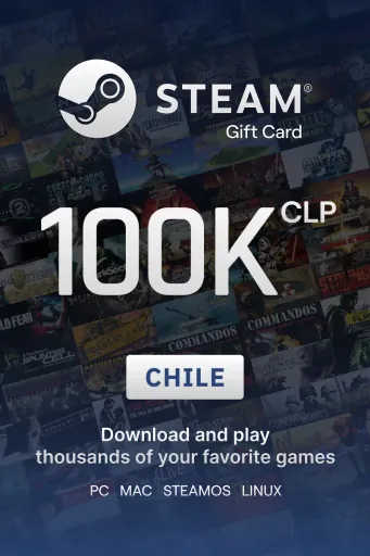 Steam Wallet 100000 CLP Gift Card (Chile) - Digital Key
