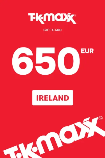 TK Maxx 650 EUR Gift Card (Ireland) - Digital Key