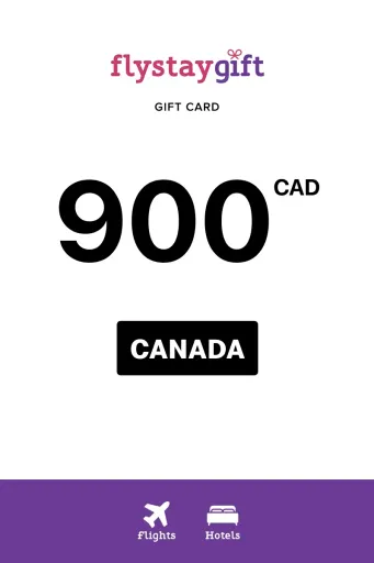 Flystay Gift 900 CAD Gift Card (Canada) - Digital Key