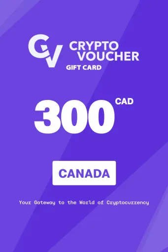 Crypto Voucher 300 CAD Gift Card (Canada) - Digital Key
