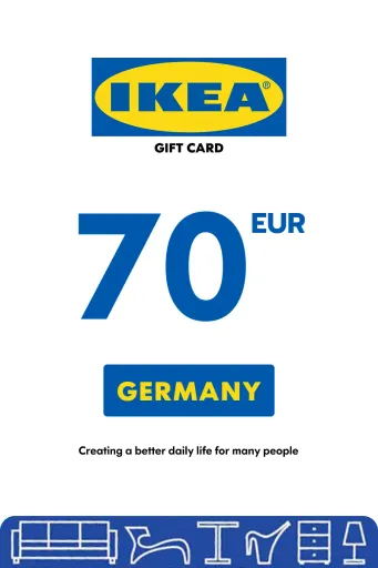 IKEA 70 EUR Gift Card (Germany) - Digital Key