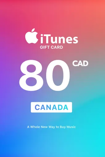 Apple iTunes 80 CAD Gift Card (Canada) - Digital Key