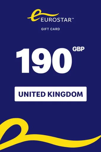 Eurostar 190 GBP Gift Card (United Kingdom) - Digital Key