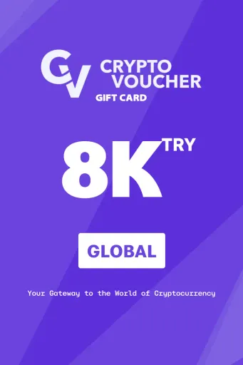 Crypto Voucher 8000 TRY Gift Card (Global) - Digital Key