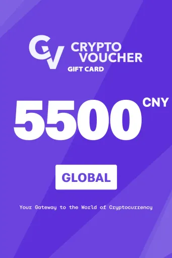 Crypto Voucher 5500 CNY Gift Card (Global) - Digital Key