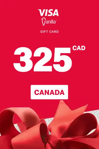 Vanilla Visa 325 CAD Gift Card (Canada) - Digital Key