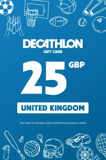 Decathlon 25 GBP Gift Card (United Kingdom) - Digital Key