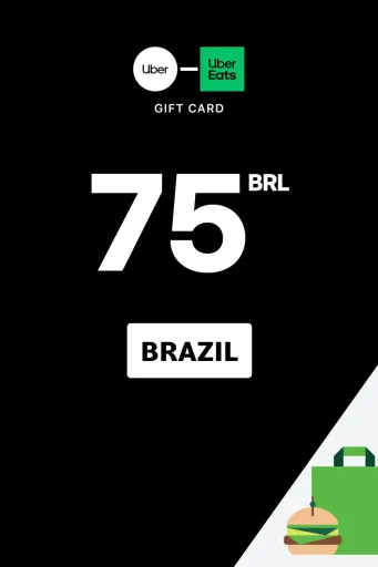 Product Image - Uber & Uber Eats 75 BRL Gift Card (Brazil) - Digital Key